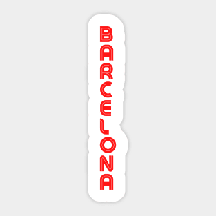 Barcelona Sticker